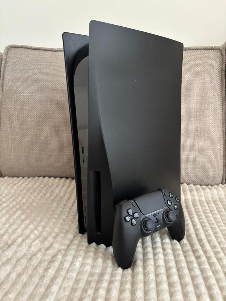 Playstation 5 Disc - zwarte editie, Spelcomputers en Games, Spelcomputers | Sony PlayStation 5, Ophalen of Verzenden, Zo goed als nieuw