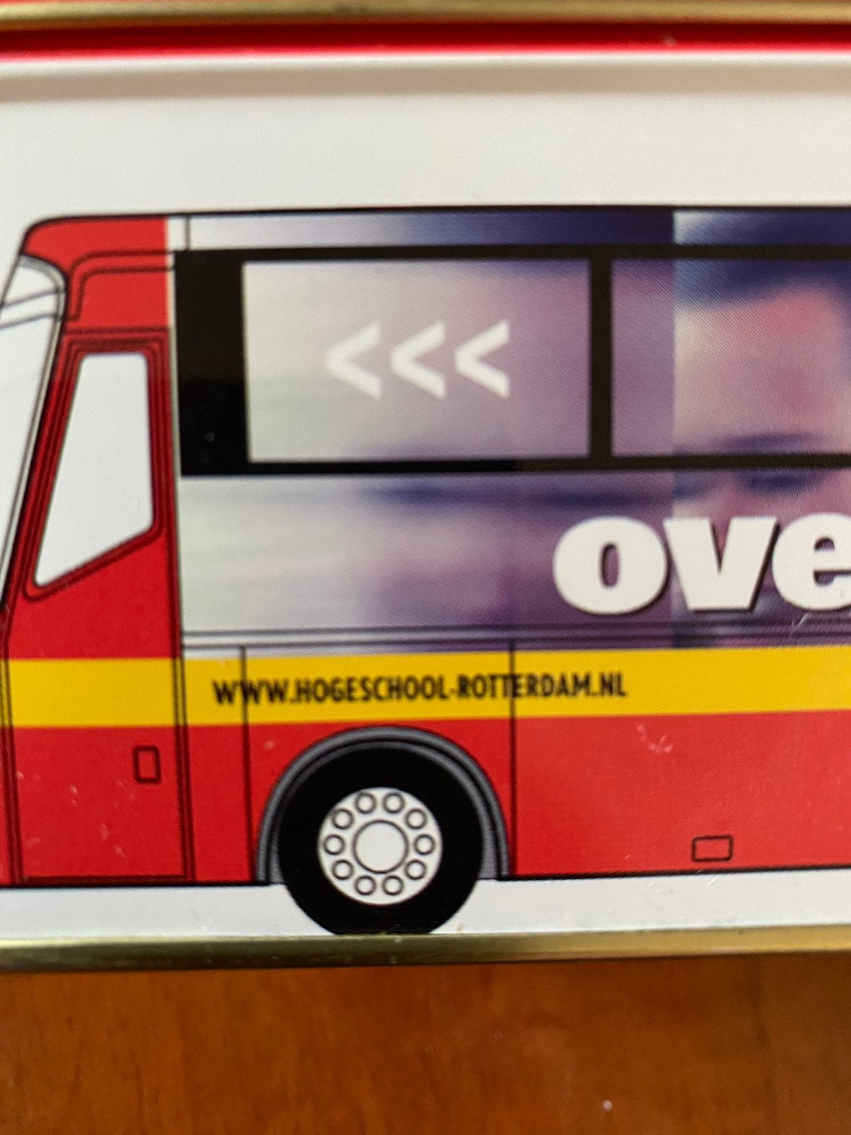 Theebus Hogeschool Rotterdam, Ophalen of Verzenden, Gebruiksvoorwerp