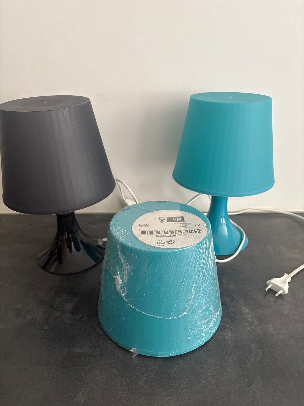 IKEA LÄMPAN Tafellampen - 3 stuks (1 nieuw), Meerkleurig, E14 (klein), Ophalen of Verzenden, IKEA