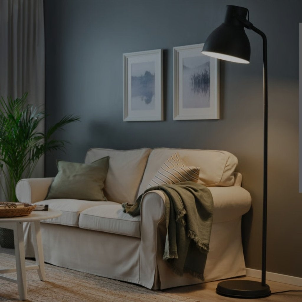 Foto 4 van Ikea Hektar staande vloerlamp donkergrijs
