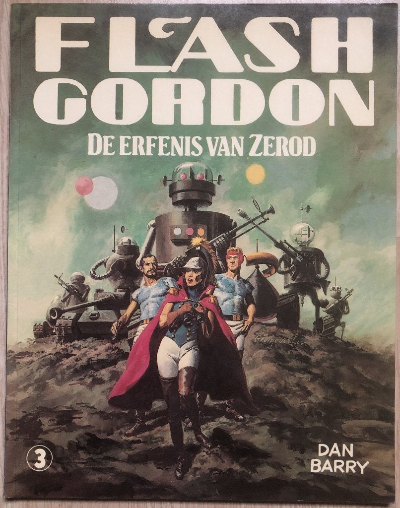 FLASH GORDON - DE ERFENIS VAN ZEROD - 3, Eén stripboek, Ophalen of Verzenden, Zo goed als nieuw