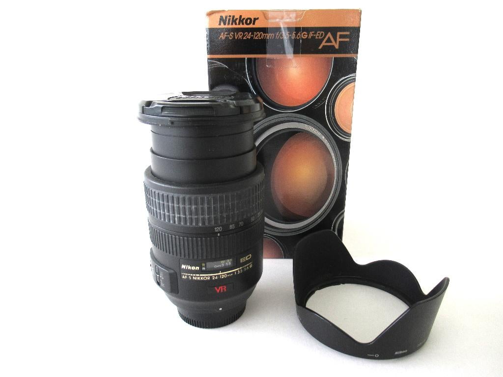 Nikon Zoomlens AF-S VR 24-120mm f/3,5-5,6G IF-ED, Ophalen, Zo goed als nieuw, Telelens, Zoom