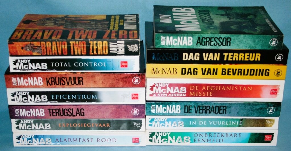 Andy Mc Nab Boeken - Los te koop, Boeken, Ophalen of Verzenden, Zo goed als nieuw, Andy Mc Nab