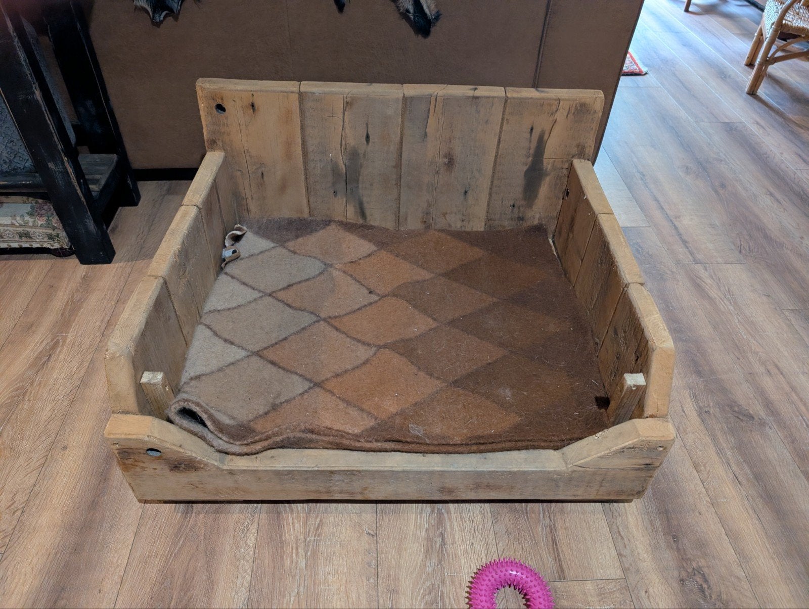 Robuuste houten hondenmand, Dieren en Toebehoren, Ophalen
