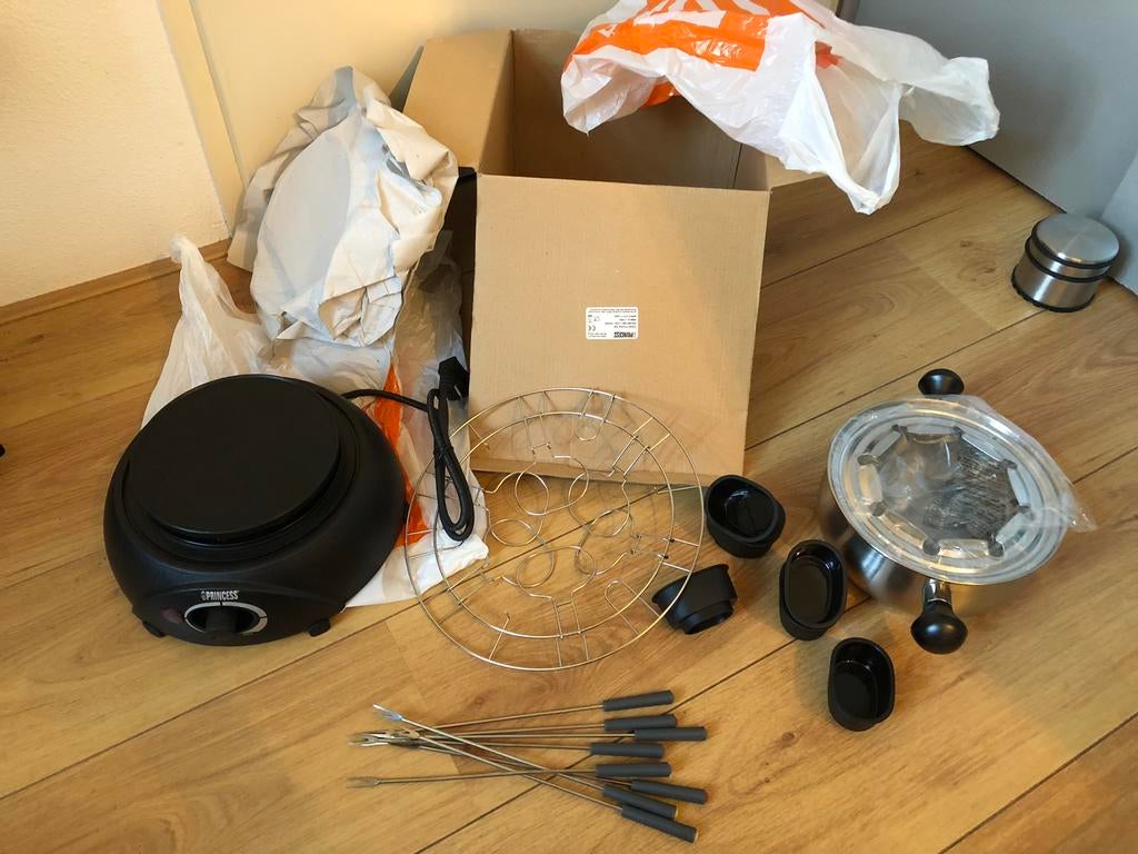 Princess family fondueset, Ophalen of Verzenden, Zo goed als nieuw, Elektrisch, Fondueset