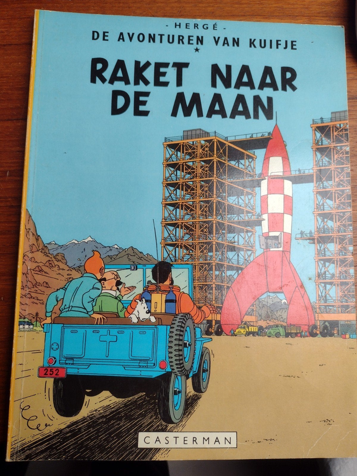Kuifje: Raket naar de Maan (Casterman), Boeken, Eén stripboek, Ophalen of Verzenden, Gelezen, Hergé