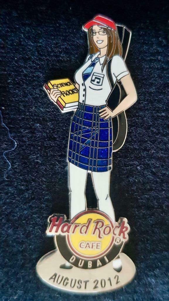 Hard rock cafe Dubai kalendermeisje august pin 2012!, Ophalen of Verzenden, Zo goed als nieuw, Overige typen
