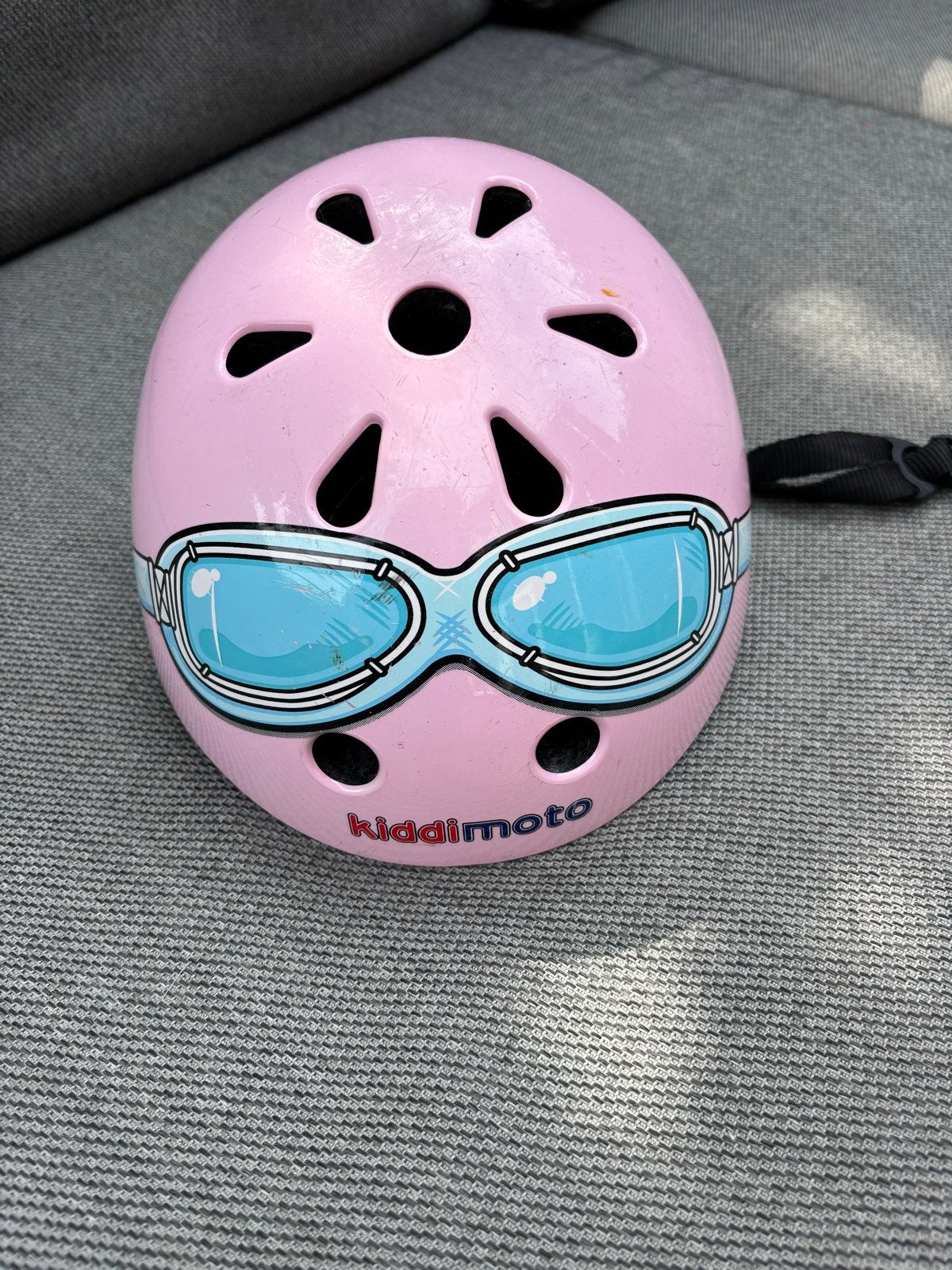Roze Kiddimoto fietshelm voor kinderen (maat 48-53cm), Ophalen of Verzenden, Gebruikt, Overige maten, Jongen of Meisje