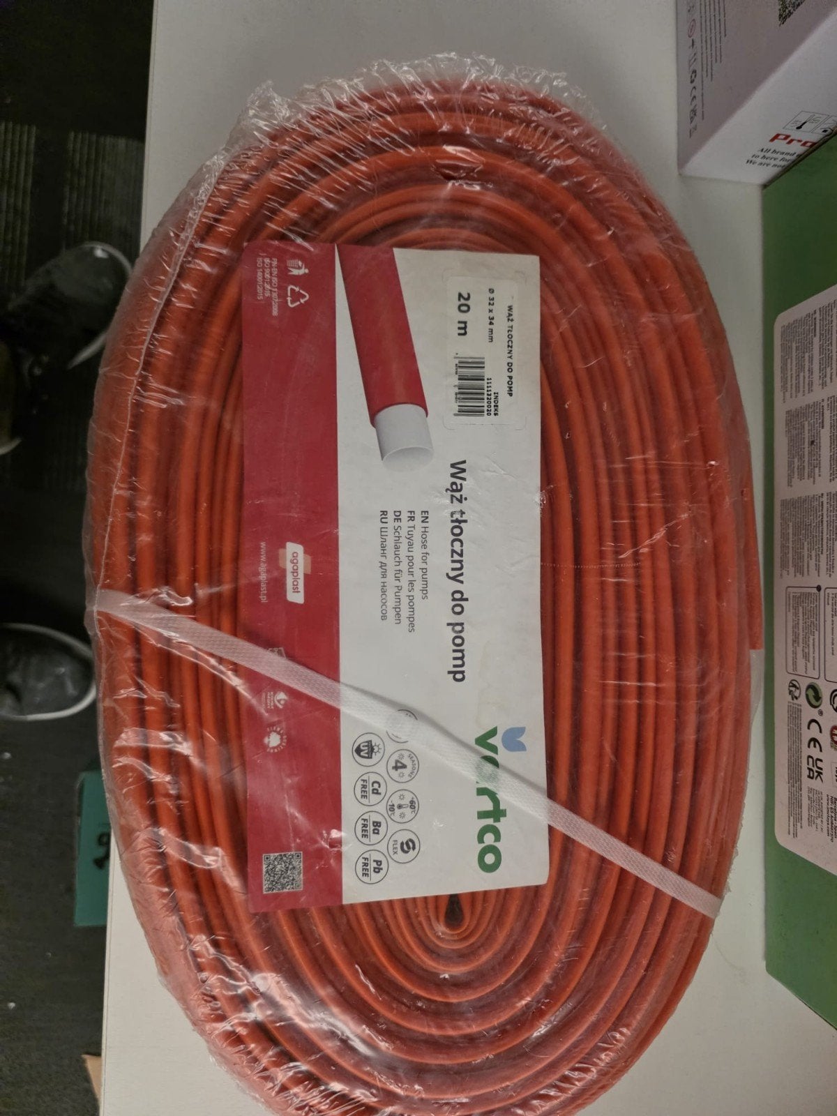 Vrtco Pompslang 20m - 32x34mm - Nieuw, Tuin en Terras, Ophalen of Verzenden