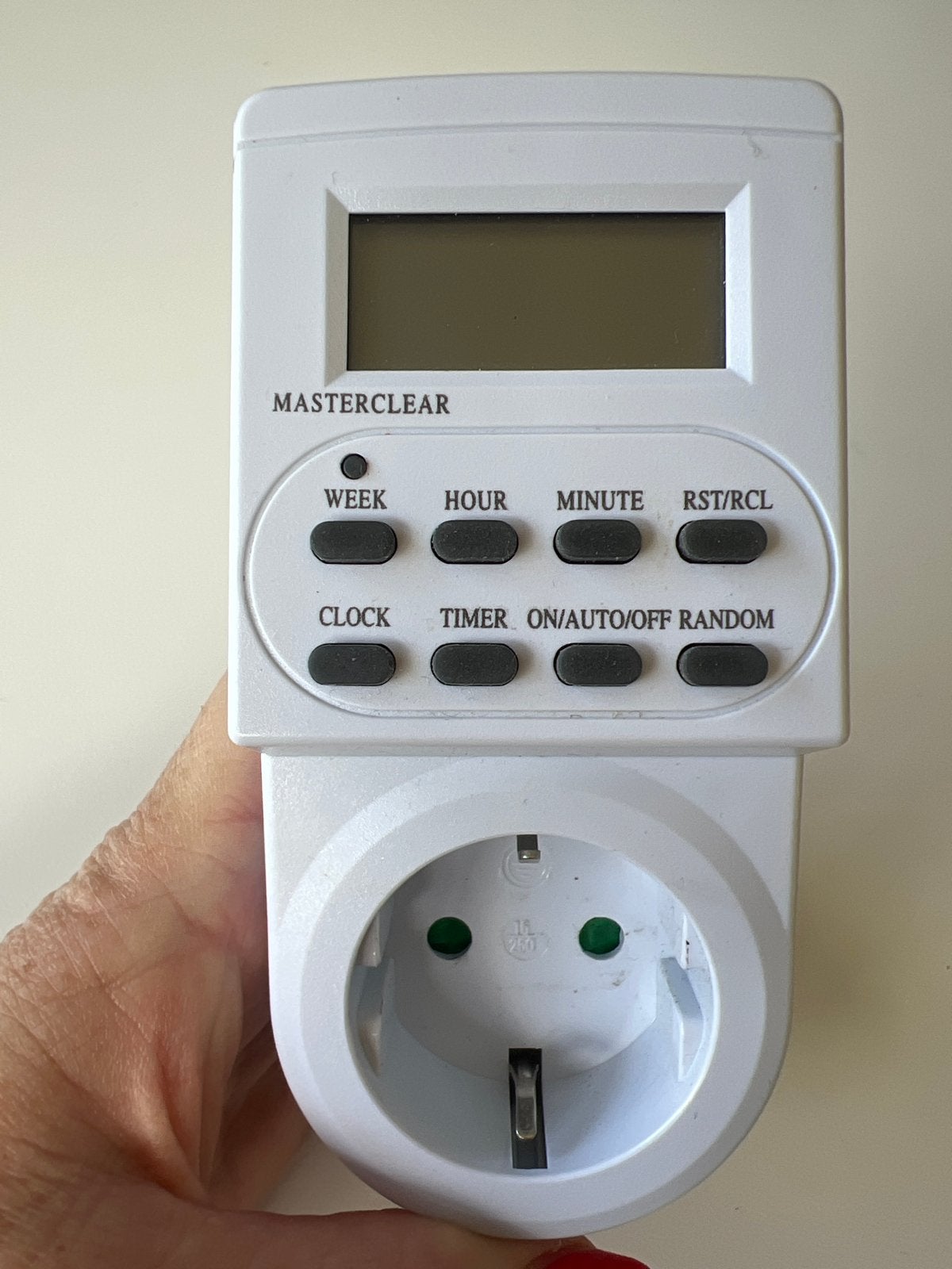 Digitale tijdschakelklok - Masterclear Time-it, Ophalen of Verzenden, Zo goed als nieuw