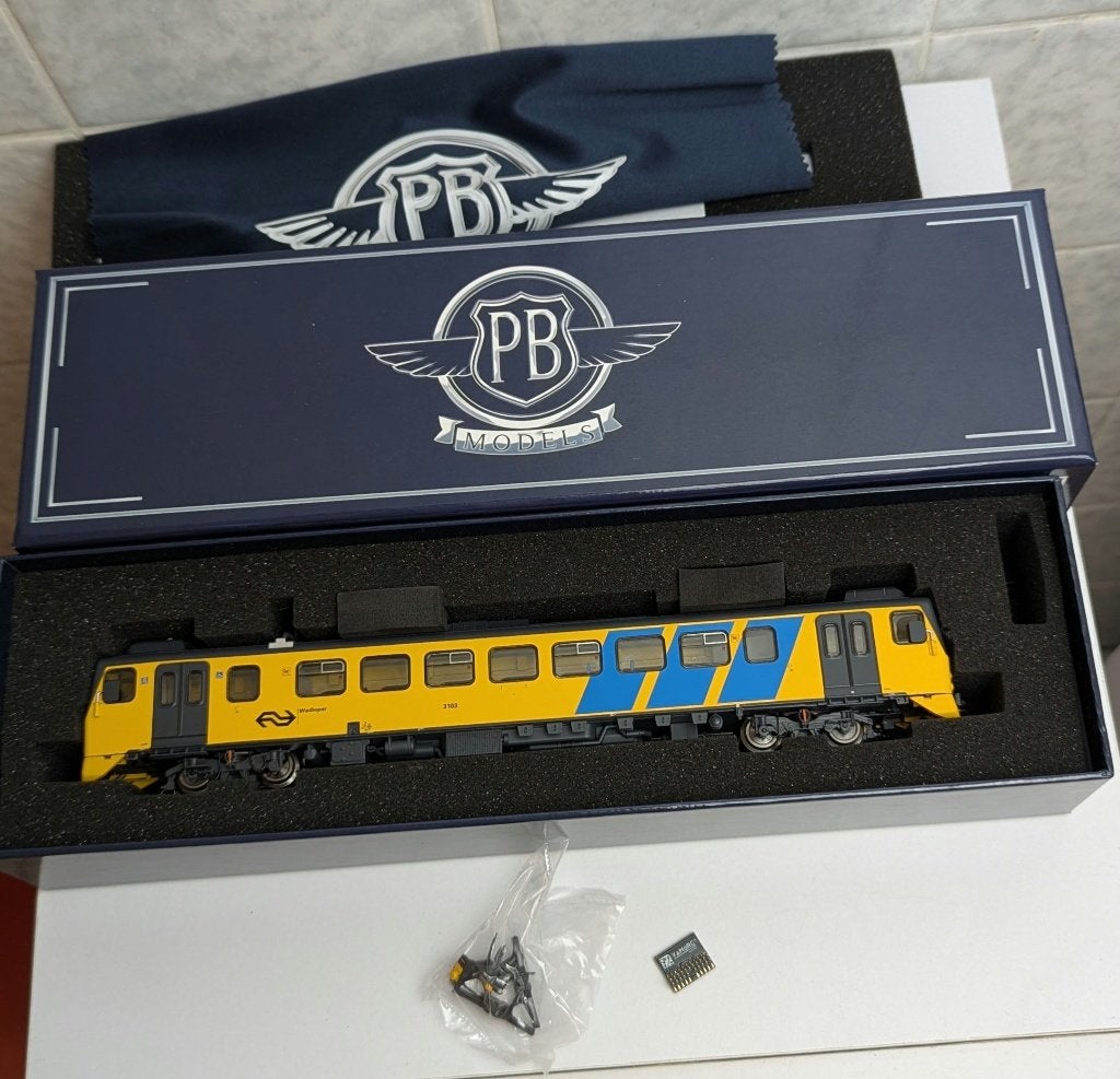 PB Models Wadloper DH1 3103 AC H0 OVP, Hobby en Vrije tijd, Modeltreinen | H0, Zo goed als nieuw, Locomotief, Wisselstroom, Overige merken