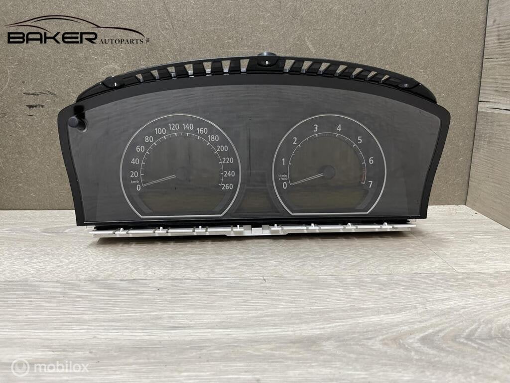 Digitale tellerklok BMW 7-serie E65 E66 (1-08) 62116972088, Gebruikt, Ophalen of Verzenden, BMW, BMW