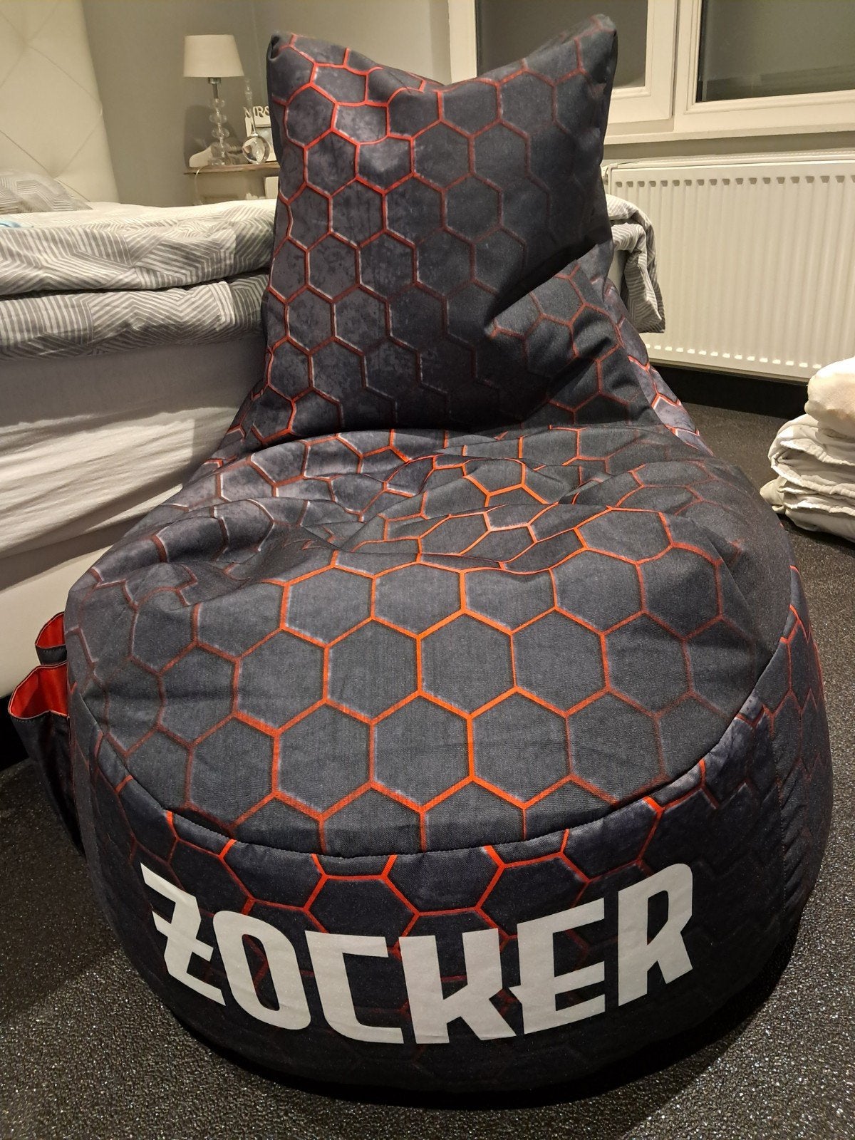mooie grote zitzak van Zocker, Ophalen, Zo goed als nieuw, Rood