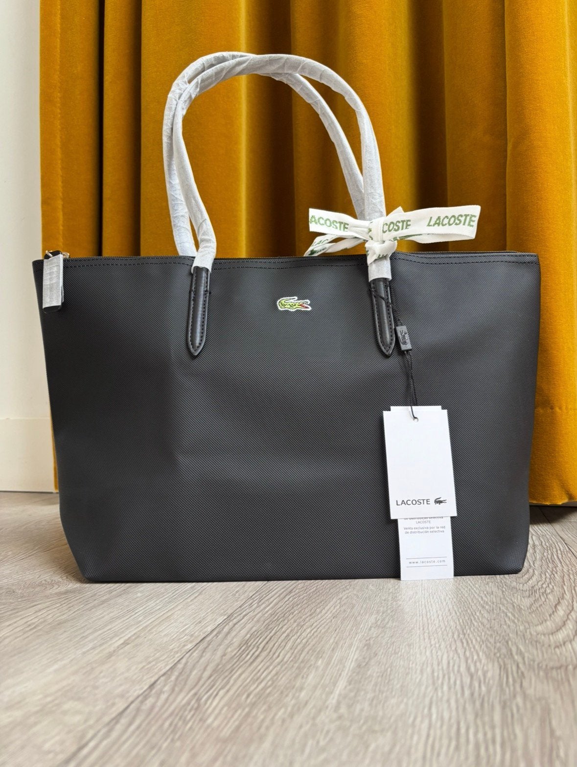 Lacoste tas, Ophalen of Verzenden, Nieuw, Zwart