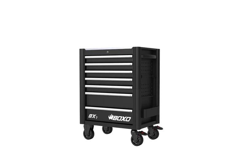 BOXO BX7 Gereedschapwagen 7 Lades, Zwart / Nieuw, Auto diversen, Autogereedschap, Ophalen of Verzenden, Nieuw