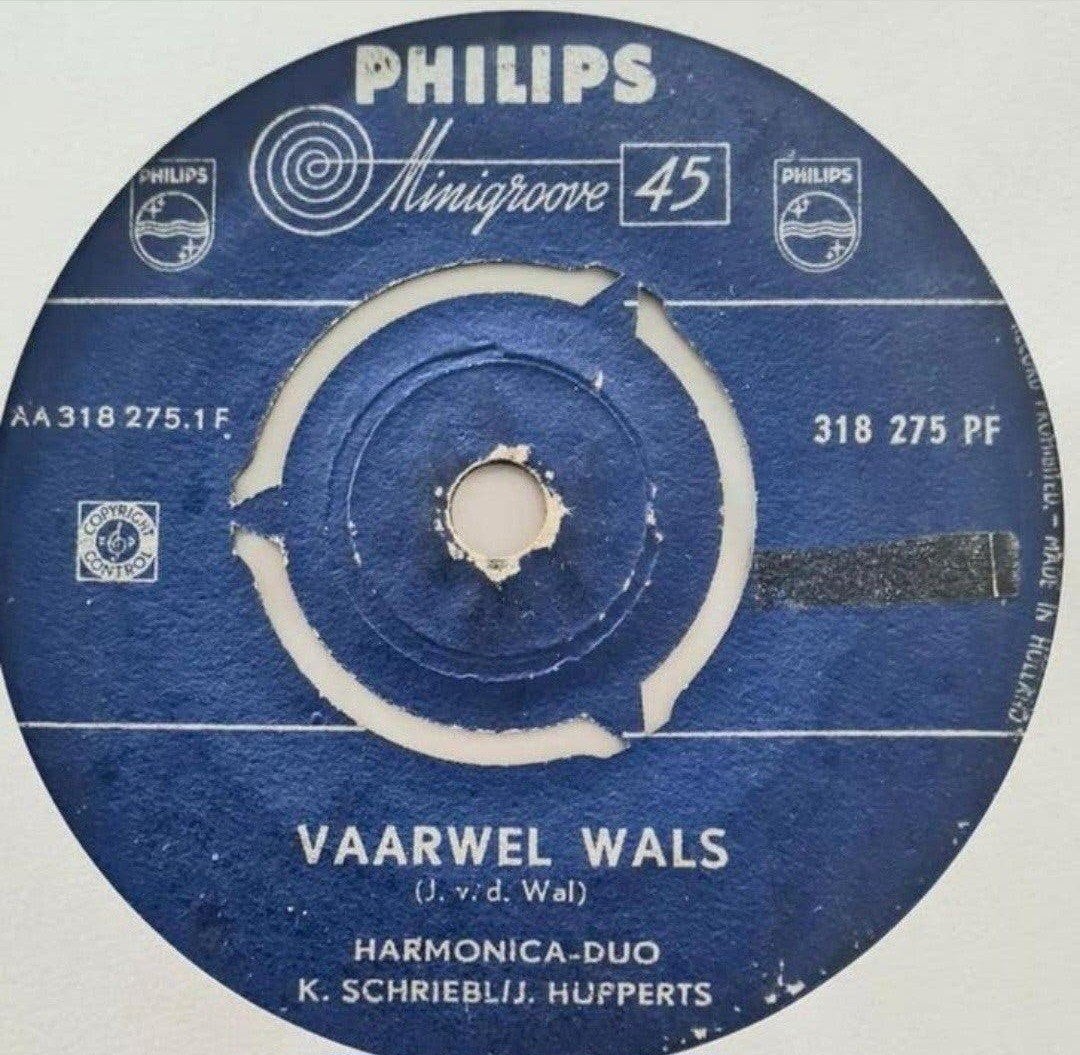 HARMONICA DUO K.SCHRIEBL/J.HUPPERTS  - VAARWEL WALS, Ophalen of Verzenden, Gebruikt