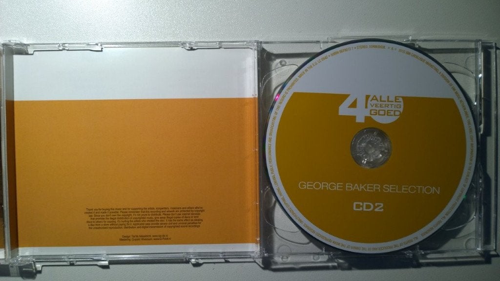 George Baker Selection - Alle 40 Goed George Baker Selection, Ophalen of Verzenden, Zo goed als nieuw