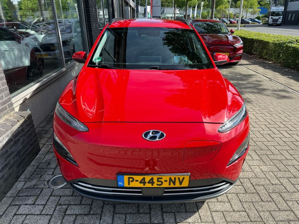 Hyundai KONA EV Fashion 64 kWh | SOH 95% | Fase 3 | Adapt Cr, Auto's, Hyundai, Stof, Zwart, Origineel Nederlands, Automatische klimaatregeling