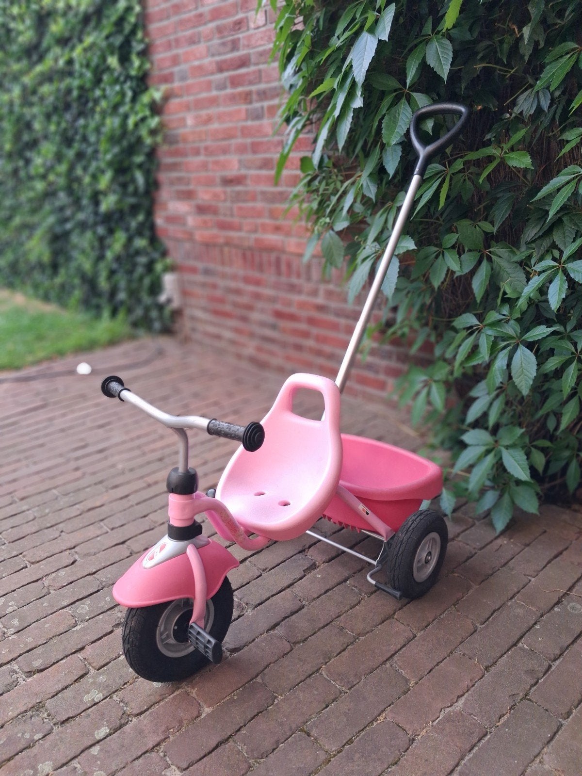 Puky driewieler met duwstang, Fietsen en Brommers, Fietsen | Kinderfietsjes, Ophalen, Gebruikt