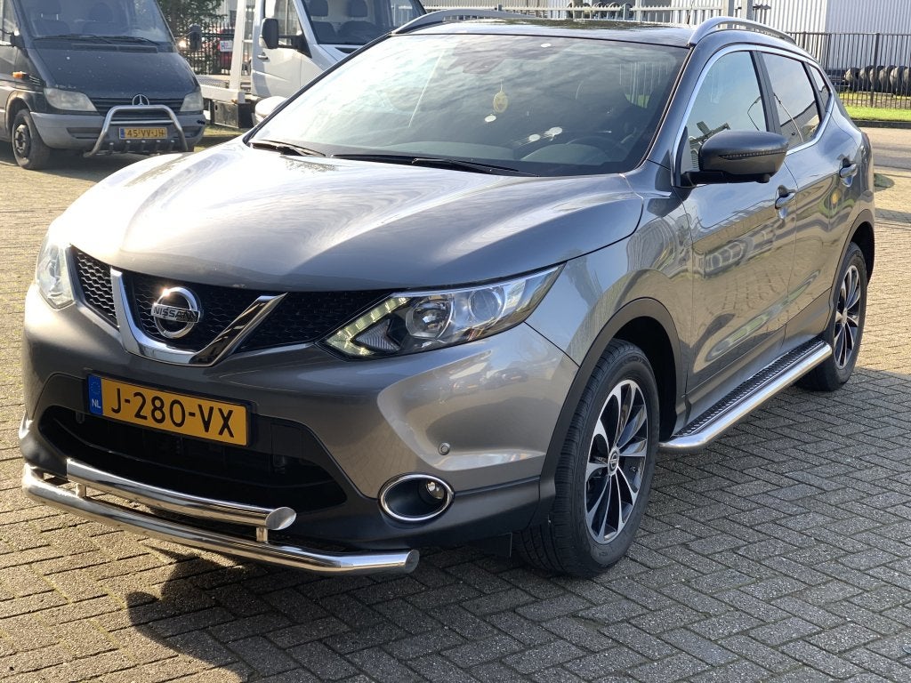 Nissan Qashqai Sidebars met rvs traanplaat, Niet ingevuld, Niet ingevuld, Niet ingevuld