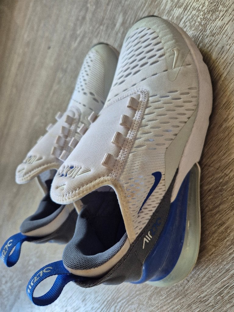 Nike schoenen wit blauw maat 36 zgan, Kinderen en Baby's, Jongen of Meisje, Schoenen, Ophalen of Verzenden, Zo goed als nieuw