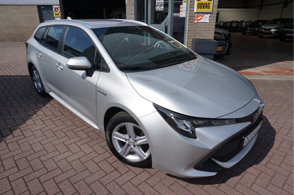 Toyota Corolla Touring Sports 1.8I Hybrid Active Automaat, 1345 kg, Stof, Gebruikt, Zwart
