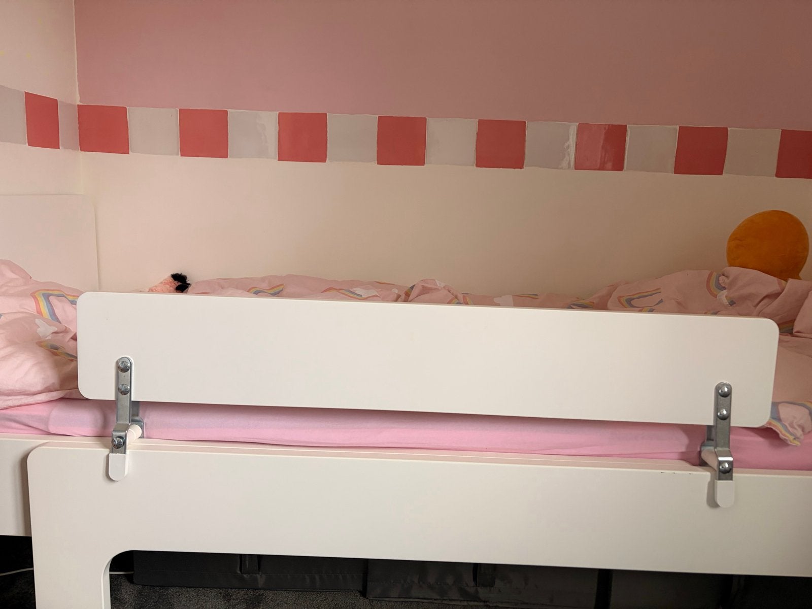 Bedhekje voor kinderbed - wit, Ophalen, Gebruikt, 140 tot 160 cm, Minder dan 70 cm