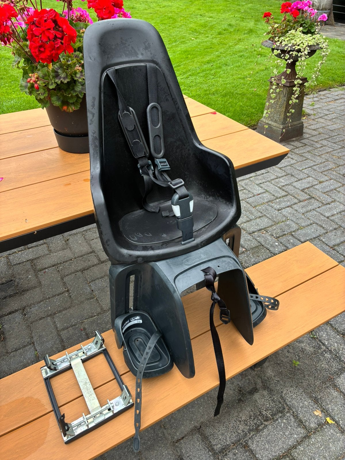 Te koop: Bobike One Maxi achterzitje (9-22kg), Fietsen en Brommers, Fietsaccessoires | Fietsstoeltjes, Ophalen, Zo goed als nieuw