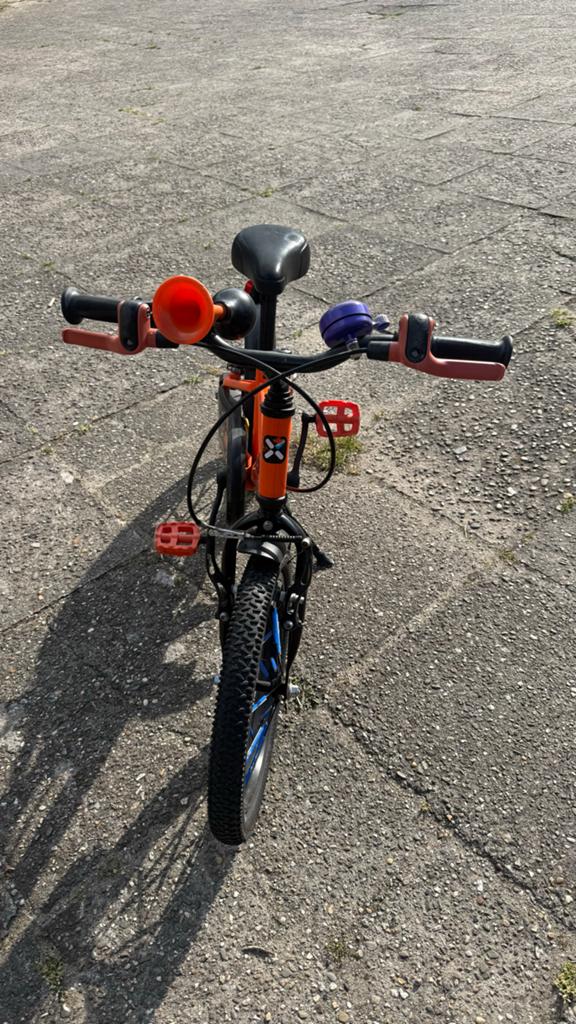 Kinderfiets 16 inch - Gebruikt, prima staat, met toeter!, Ophalen, Gebruikt, 16 tot 20 inch
