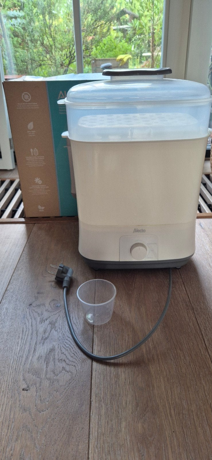 babyflessen sterilisator Alecto BF55 met droogfunctie, Ophalen of Verzenden, Gebruikt
