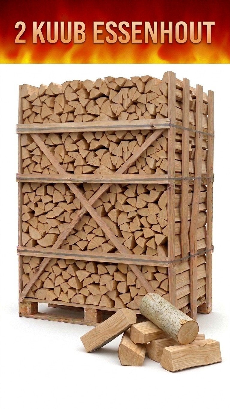 Haardhout Eik, Berk, Haagbeuk, enz., Tuin en Terras, Haardhout, Minder dan 3 m³, Ophalen of Verzenden