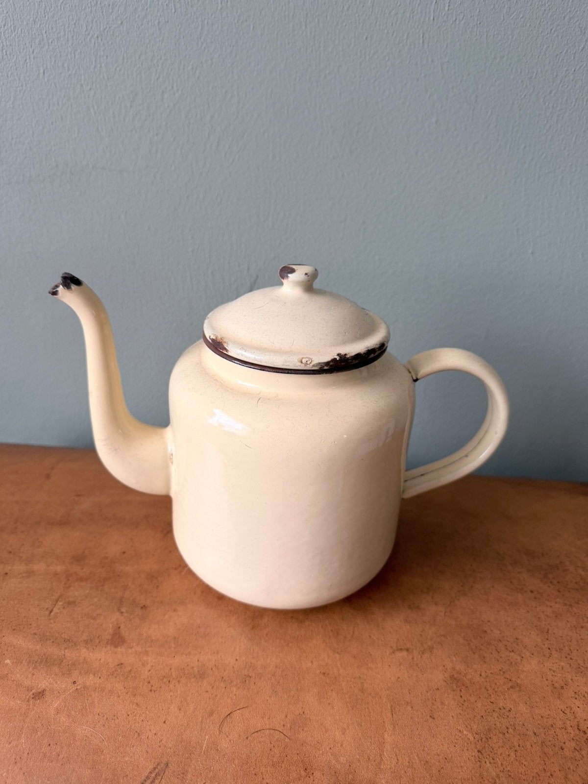 Vintage emaille koffiepot / schenkpot, Antiek en Kunst, Ophalen of Verzenden