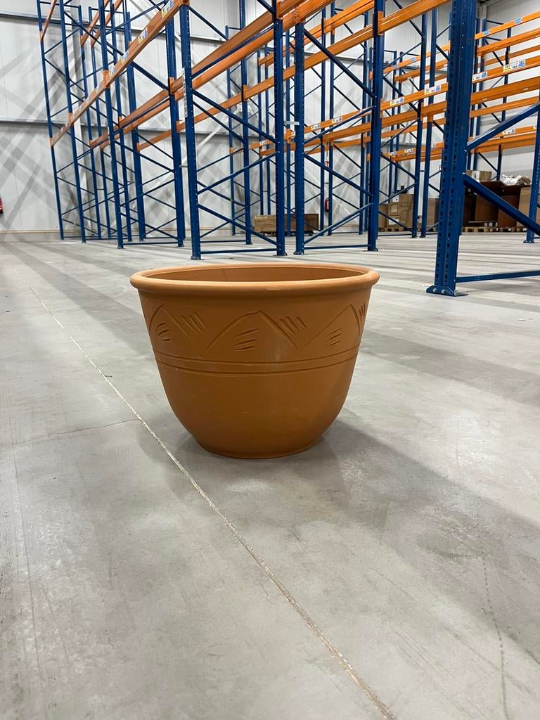 Terracotta Pot Nieuw, Tuin en Terras, Bloempotten, Ophalen, 40 cm of meer, Rond, Nieuw
