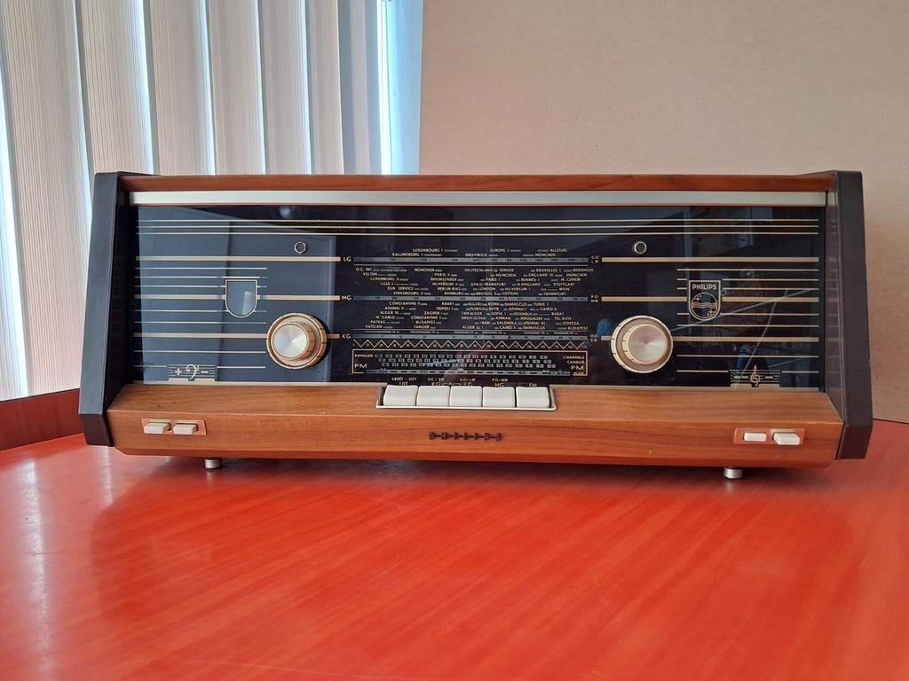 Vintage Philips Radio Jaren '60 - Werkend, Antiek en Kunst, Ophalen of Verzenden