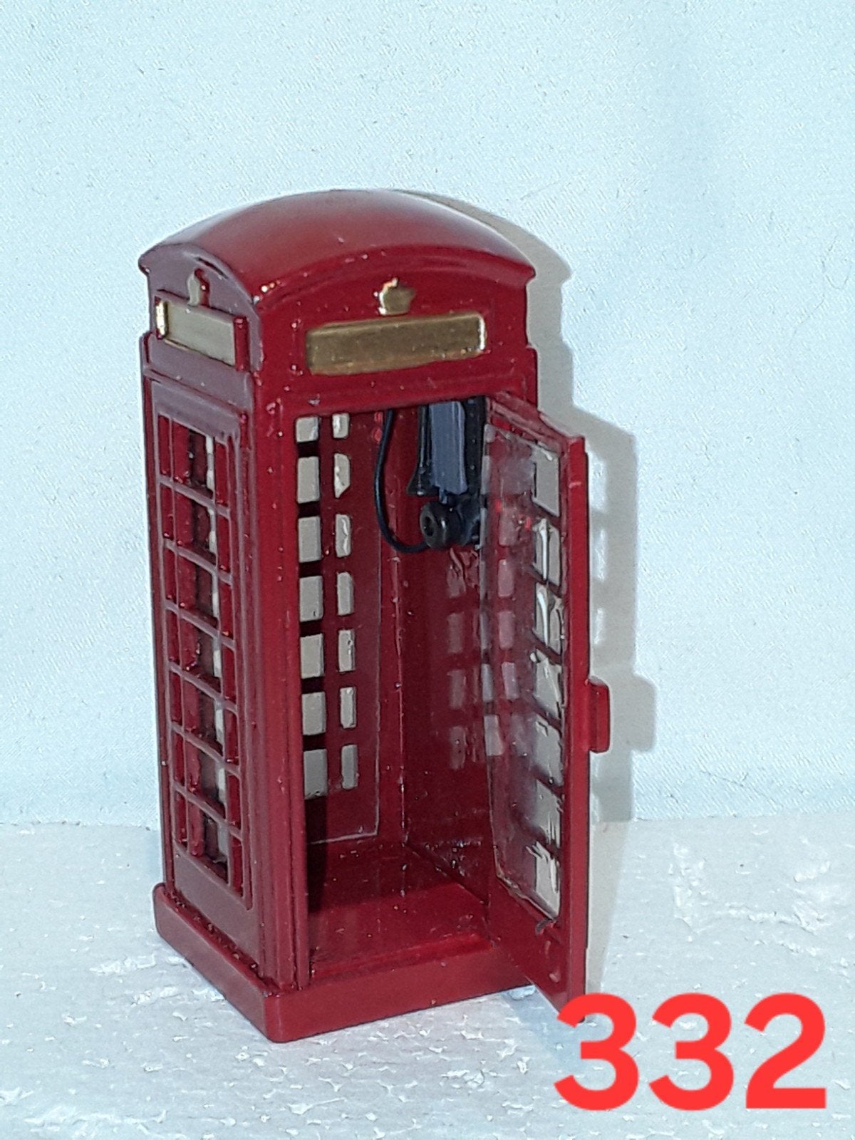 Lemax 44176 telephone booth jaar 2004., Ophalen of Verzenden