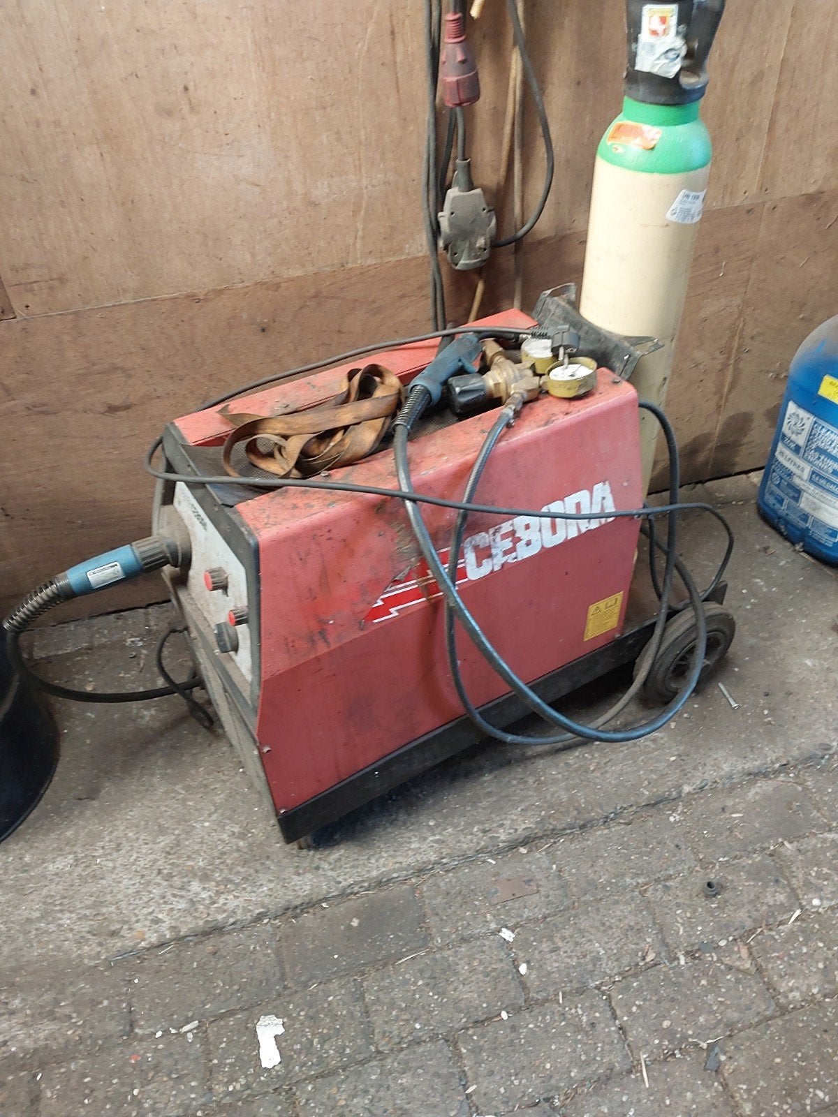 Gebruikte Cebora Bravo 165 Combi lasapparaat, Ophalen, Gebruikt, Minder dan 150 ampère, Co2