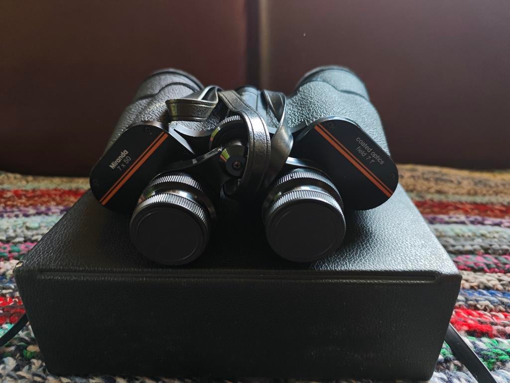 Miranda 7x50 verrekijker met tas - Gebruikt, Gebruikt, Minder dan 8x, Met hoes of tas, Porro (met knik)