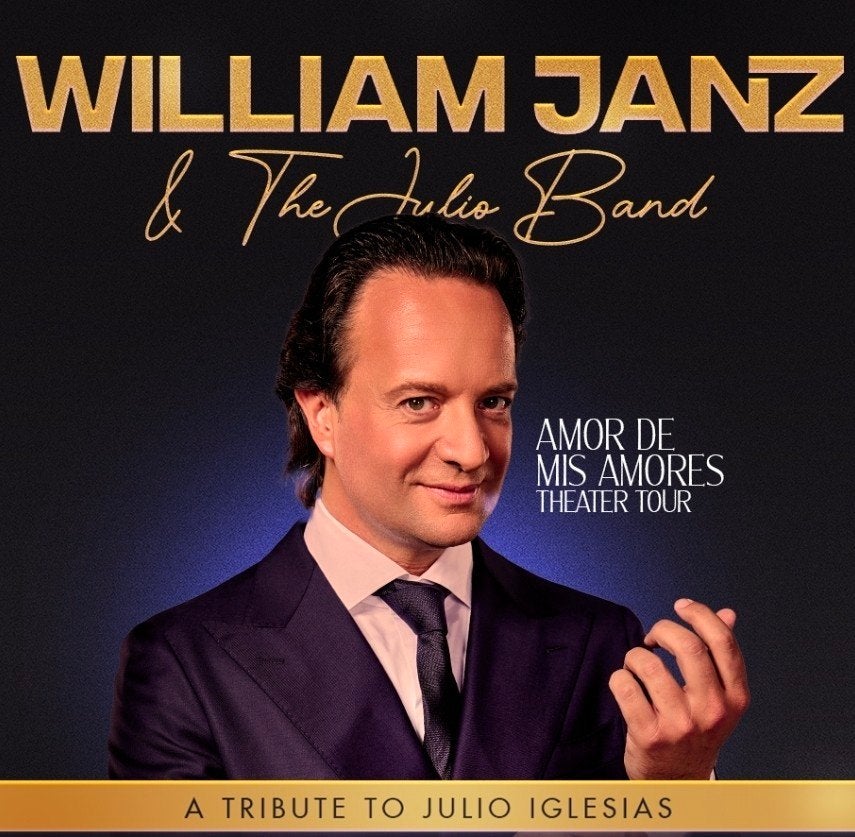 2 Kaartjes William Janz/tribute Julio Iglesias, Twee personen, Oktober
