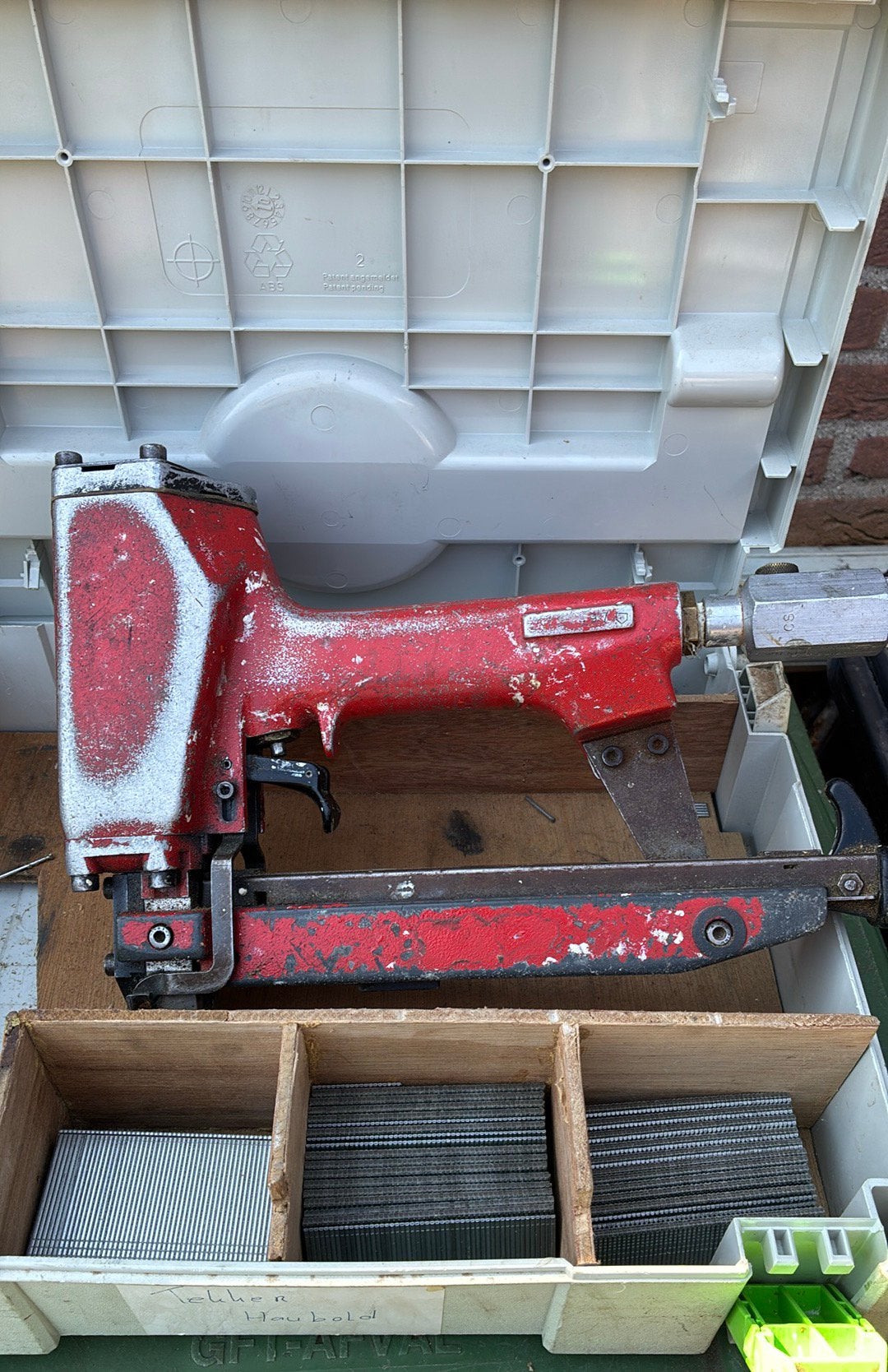 Haubold tacker, Doe-het-zelf en Verbouw, Ophalen of Verzenden, Gebruikt