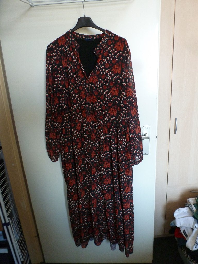 ZOMER midi jurk ZABAIONE 44 -GRATIS zend, Kleding | Dames, Jurken, Overige kleuren, Verzenden, Maat 42/44 (L), Zo goed als nieuw