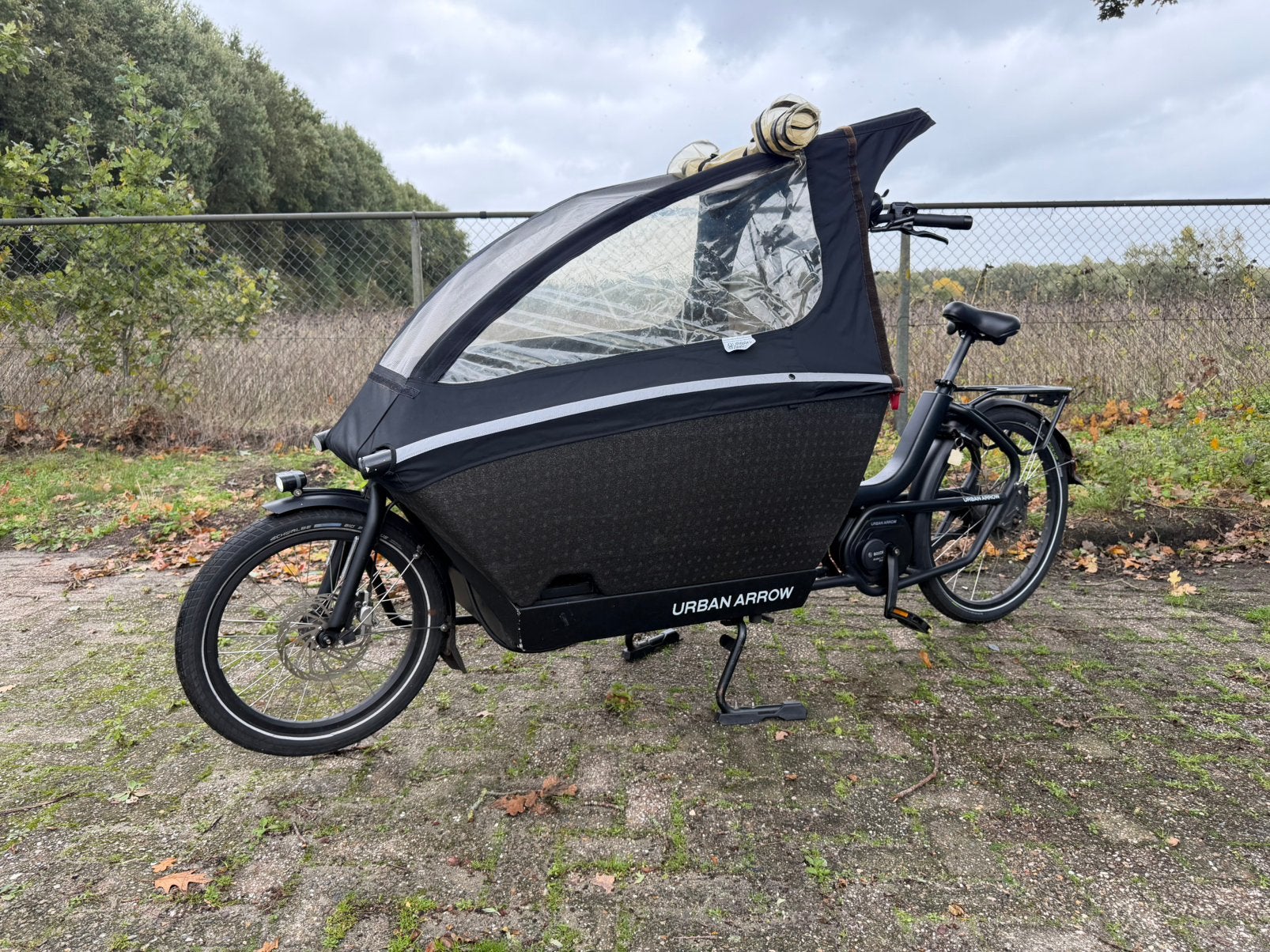ACTIE! Urban Arrow Bakfiets Bosch Active Line Plus -garantie, 4 kinderen of meer, Gebruikt, Elektrisch, Nvt
