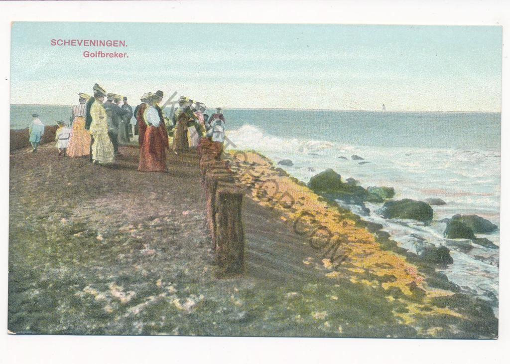 Scheveningen - Golfbreker [003-5647, Verzenden, Voor 1920, Ongelopen, Zuid-Holland