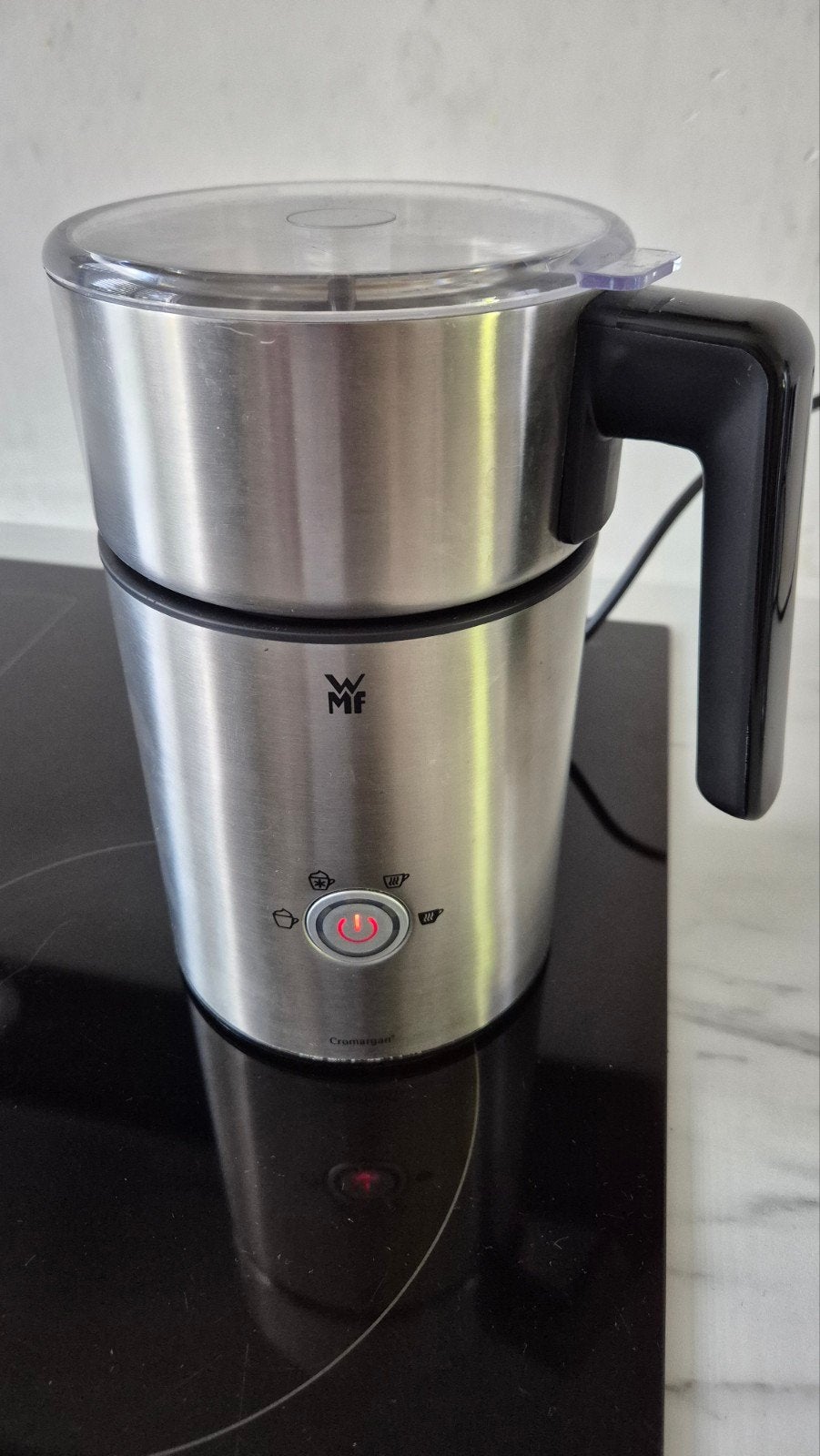 WMF Cromargan Lono Melkopschuimer & Chocolademelk Maker, Witgoed en Apparatuur, Ophalen of Verzenden, Zo goed als nieuw, Elektrische melkopschuimer