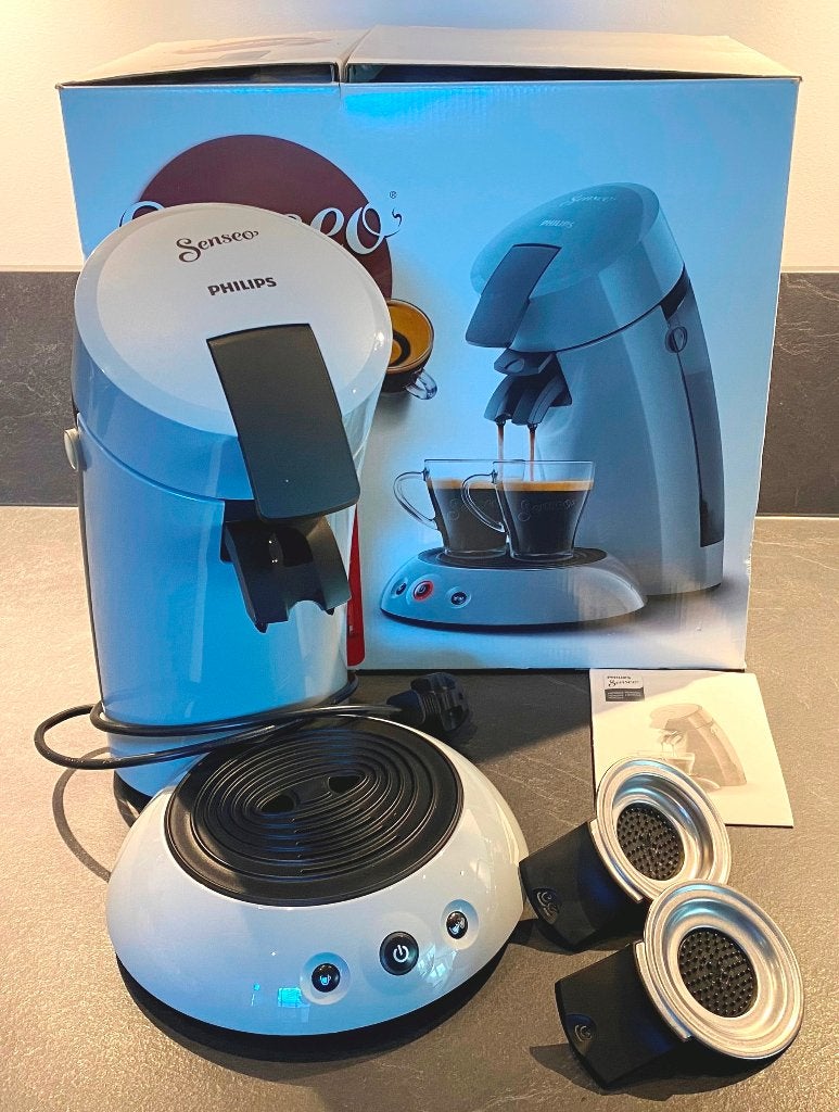 Philips Senseo HD 6553  NIEUW !!, Ophalen of Verzenden, 4 tot 10 kopjes, Koffiepads en cups, Afneembaar waterreservoir