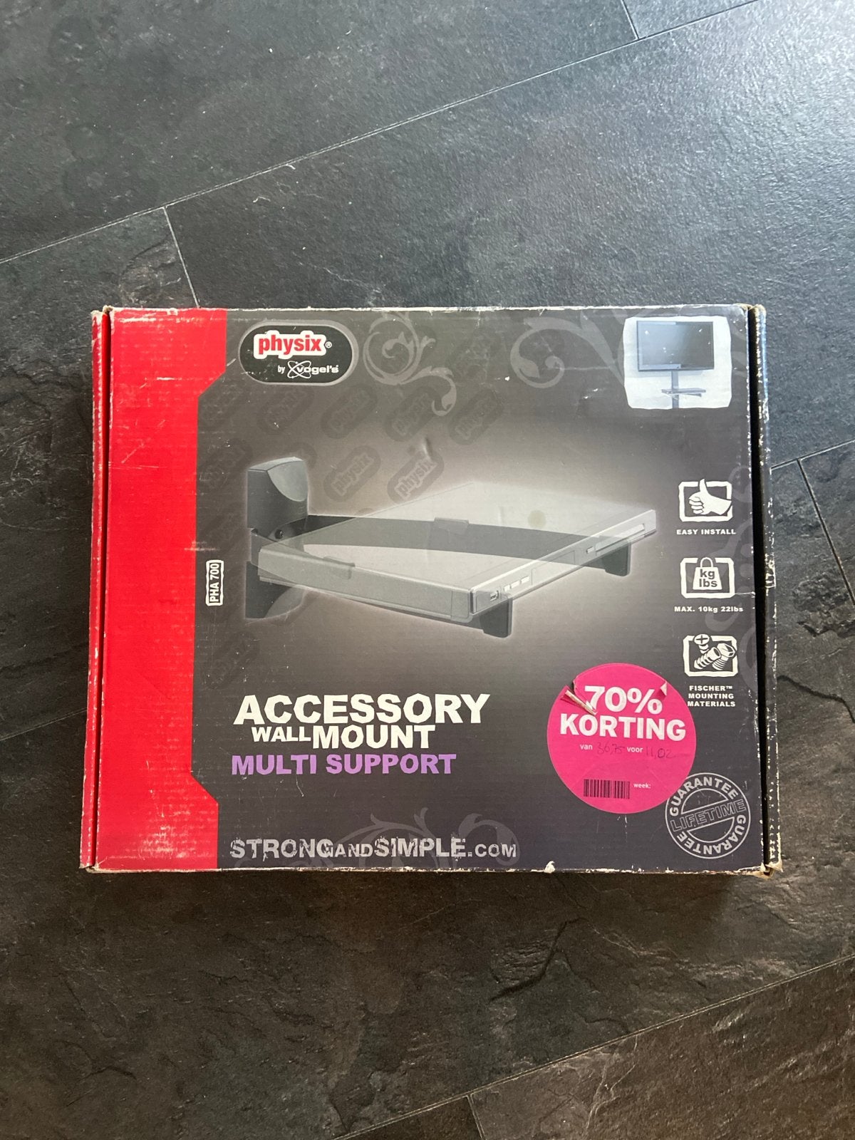 Physix by Vogel's Accessoire Wandsteun Multi Support nieuw, Ophalen of Verzenden, Nieuw