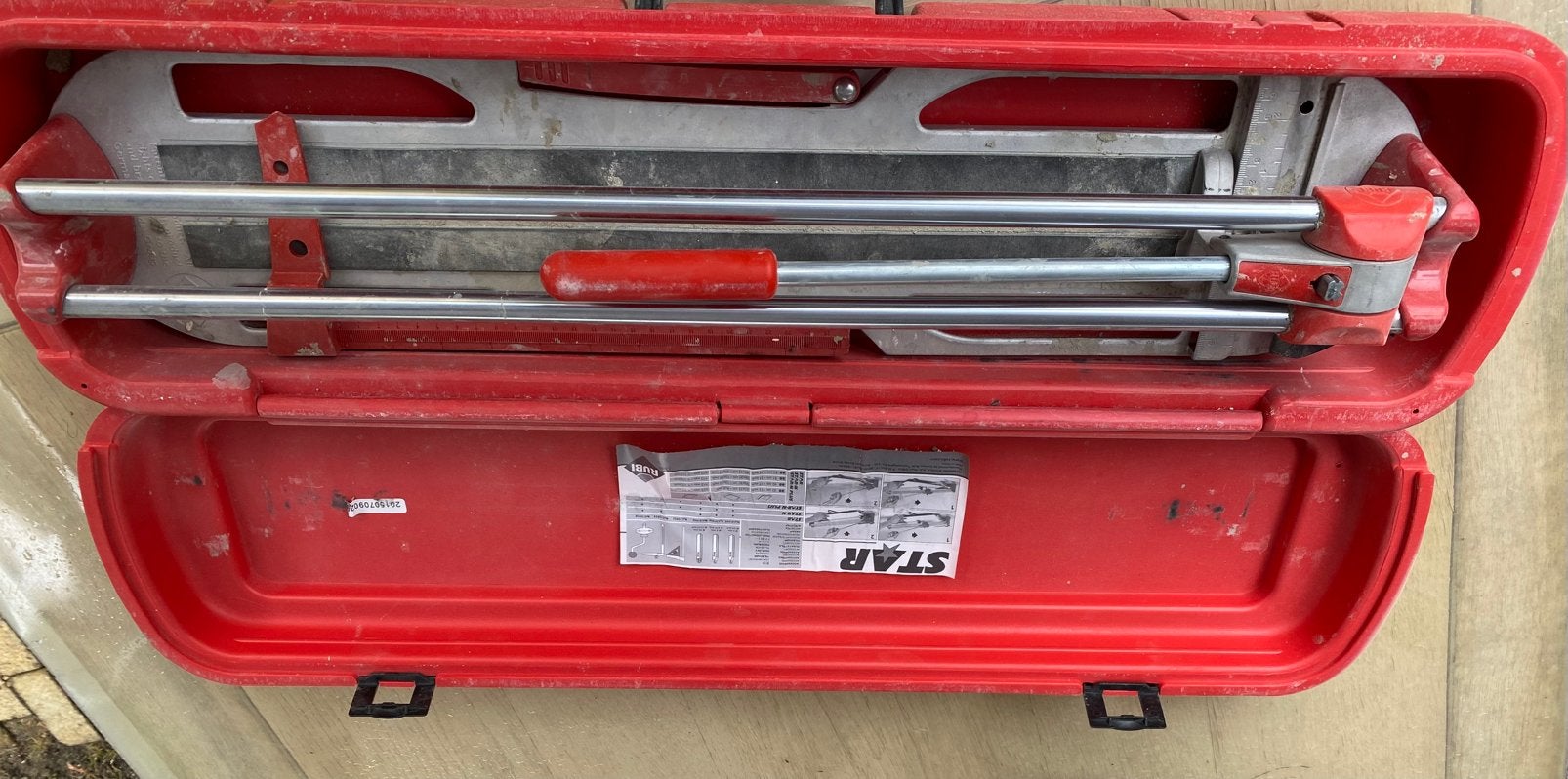 Tegelsnijder Rubi STAR-50-N PLUS Set, Ophalen of Verzenden, Zo goed als nieuw