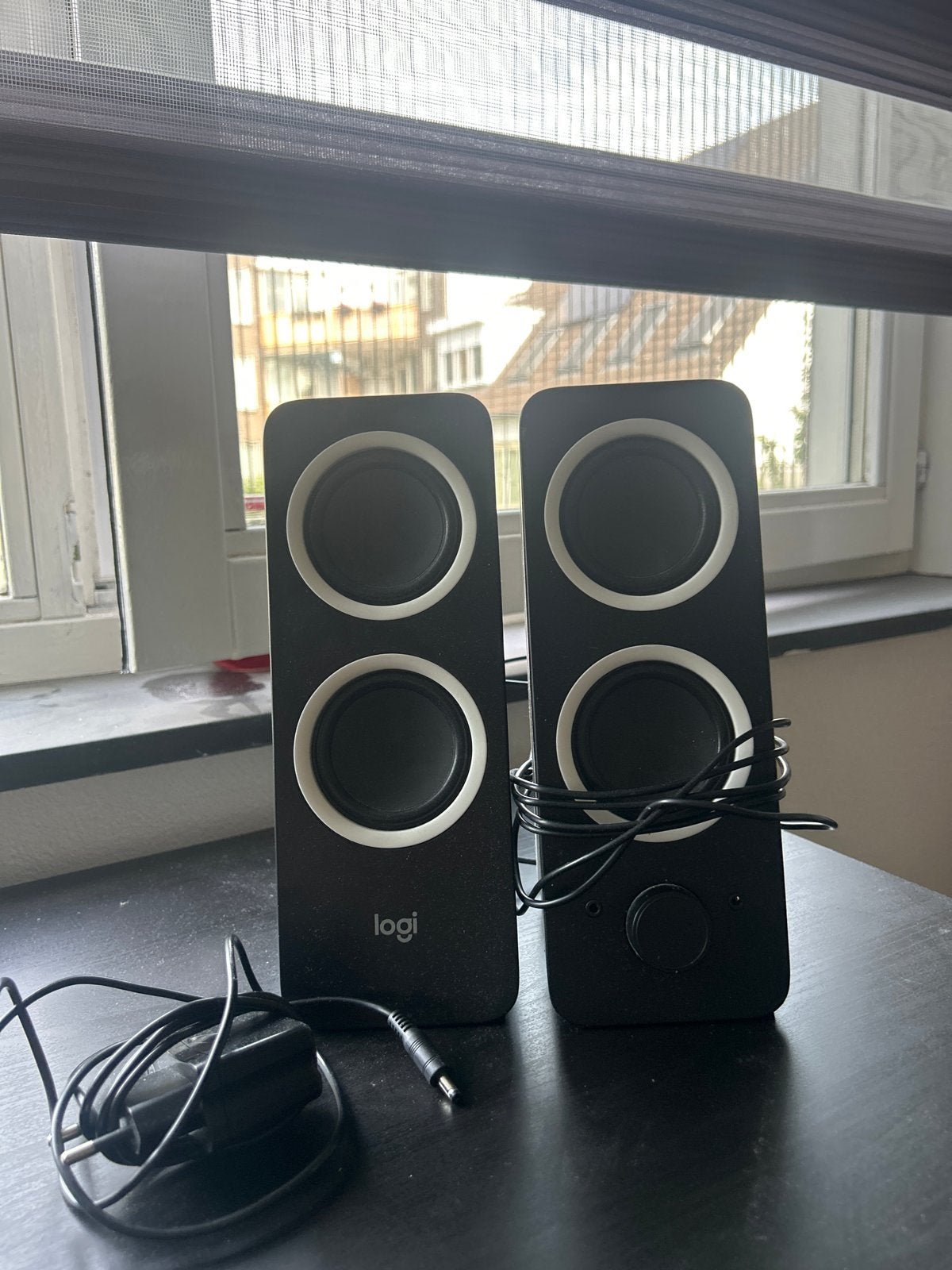 Logitech 2.0 Luidsprekerset - Zwart, Ophalen of Verzenden, Gebruikt, Audiokanaal 2