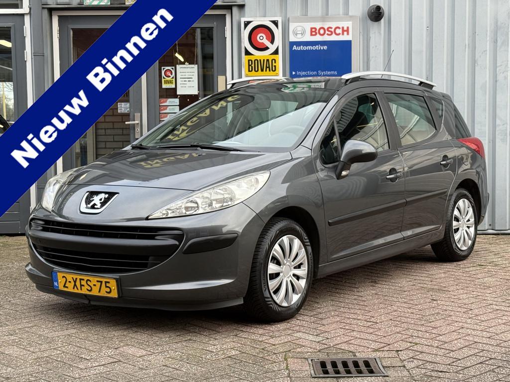 Peugeot 207 SW 1.4 XR | AIRCO | PANODAK | NW APK | NETTE AUT, Voorwielaandrijving, Zwart, 4 cilinders, 1045 kg