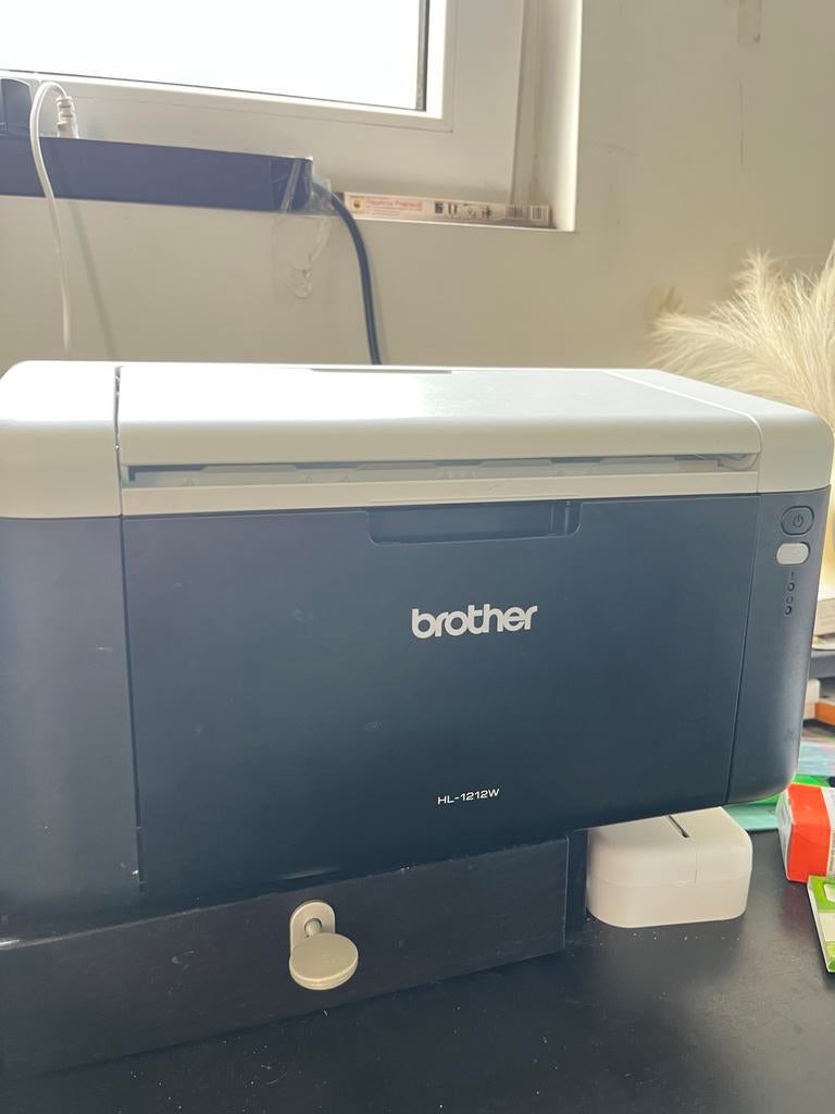 Brother HL-1212W Laserprinter met nieuwe toner, Zwart-en-wit printen, Printer, Ophalen of Verzenden, Zo goed als nieuw