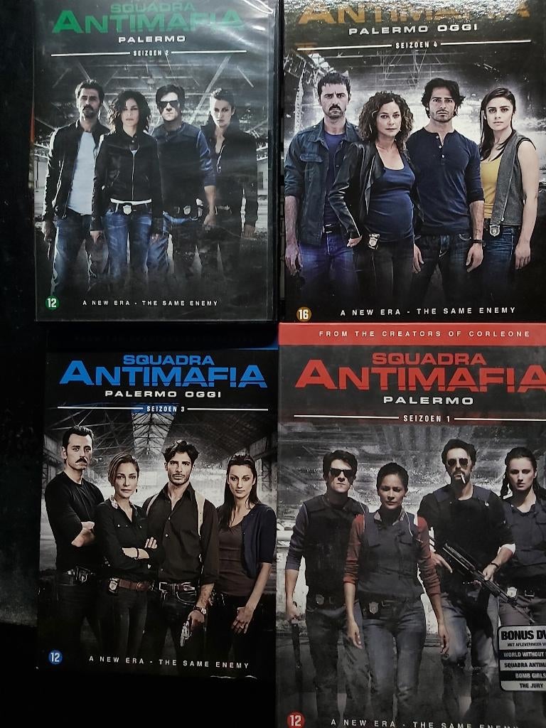 Squadra antimafia palermo 1 t./m. 4, Cd's en Dvd's, Vanaf 12 jaar, Ophalen of Verzenden, Zo goed als nieuw, Actie en Avontuur